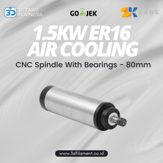 Zaiku CNC Spindle Motor 1.5KW ER16 Air Cooling 80 mm with Bearings
